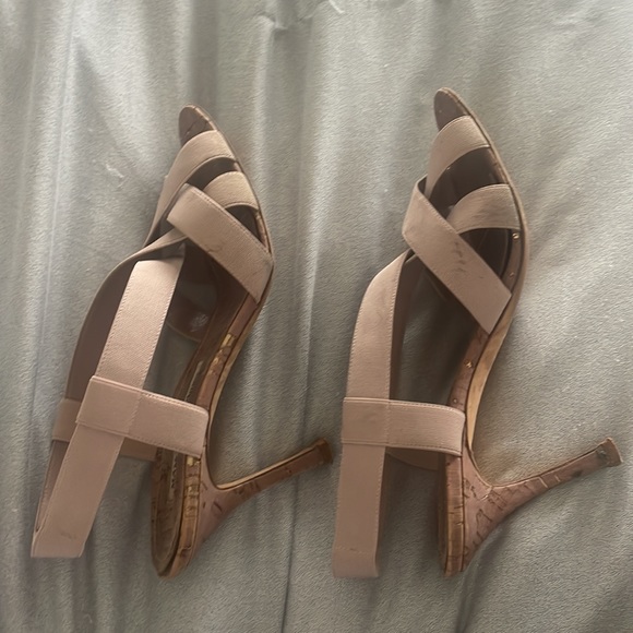 manolo blahnik lasti cork sling backs - Picture 4 of 5